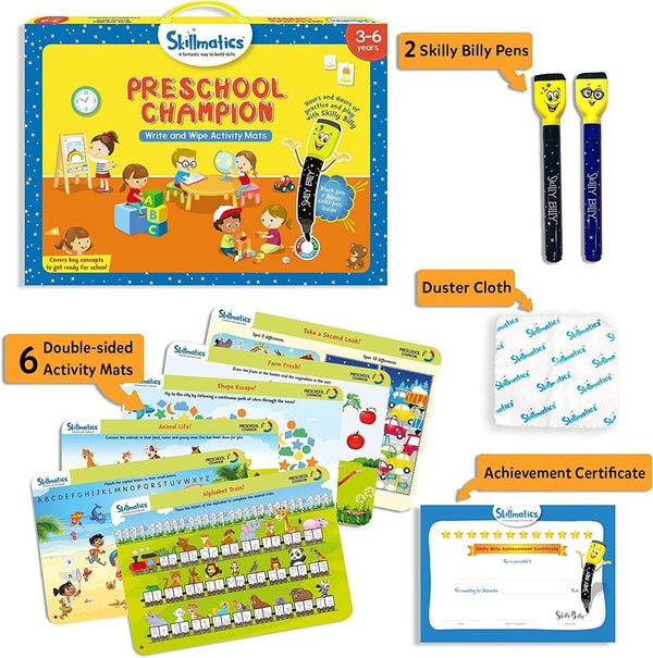 Skillmatics Search And Find Write And Wipe Activity Mats