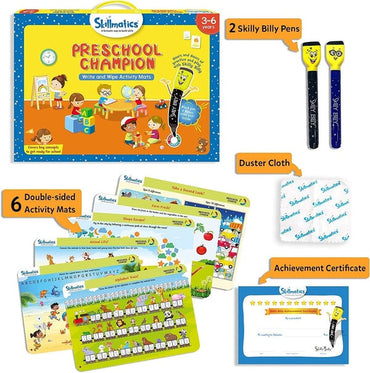 Skillmatics Search And Find Write And Wipe Activity Mats