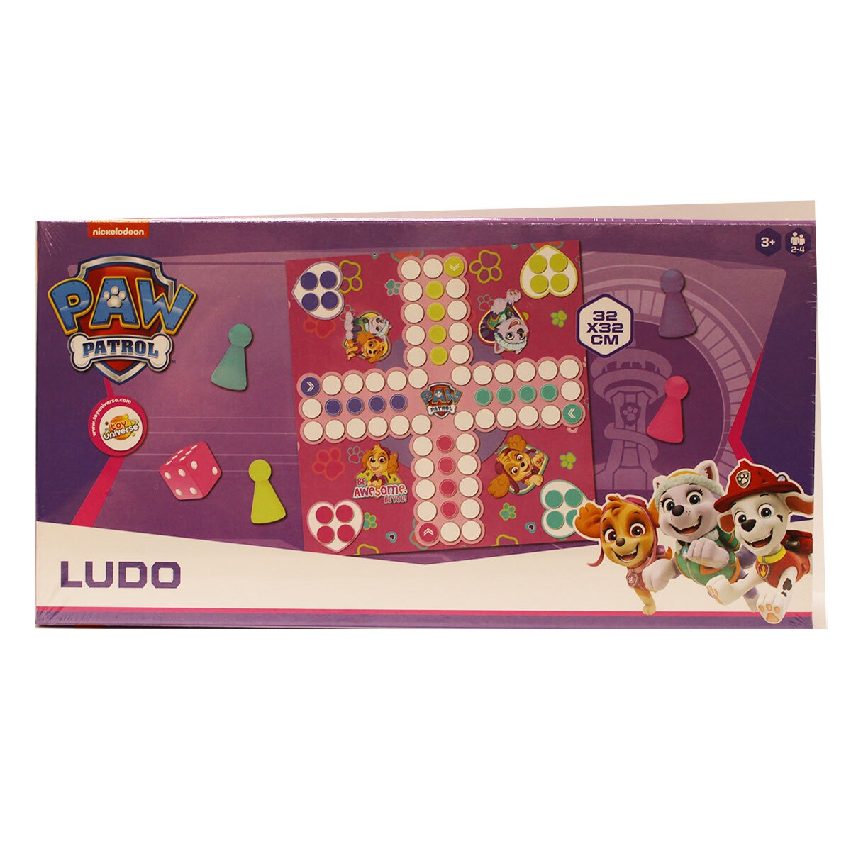 Paw Patrol Ludo Game - Pink