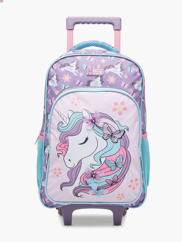 Must: 3-Piece Unicorn Print 16-inch Trolley Backpack Set