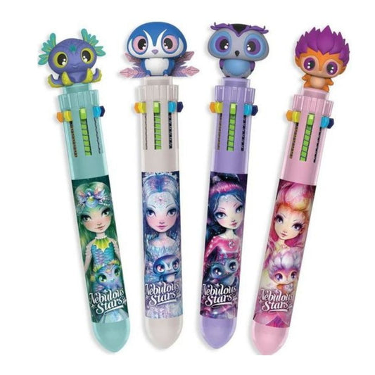 Nebulous Stars 10 Colors Ballpoint Pen Assorted