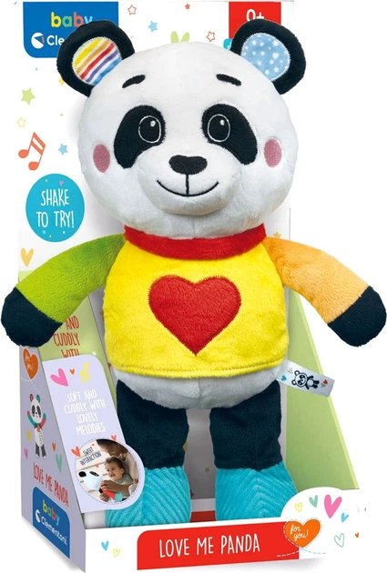 Clementoni Baby Love Me Panda Soft Toy