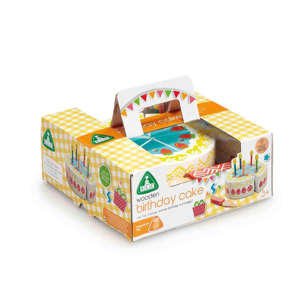 Wooden Birthday Cake