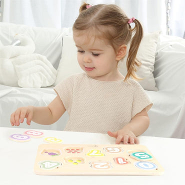 Classic World Wooden Number Puzzle
