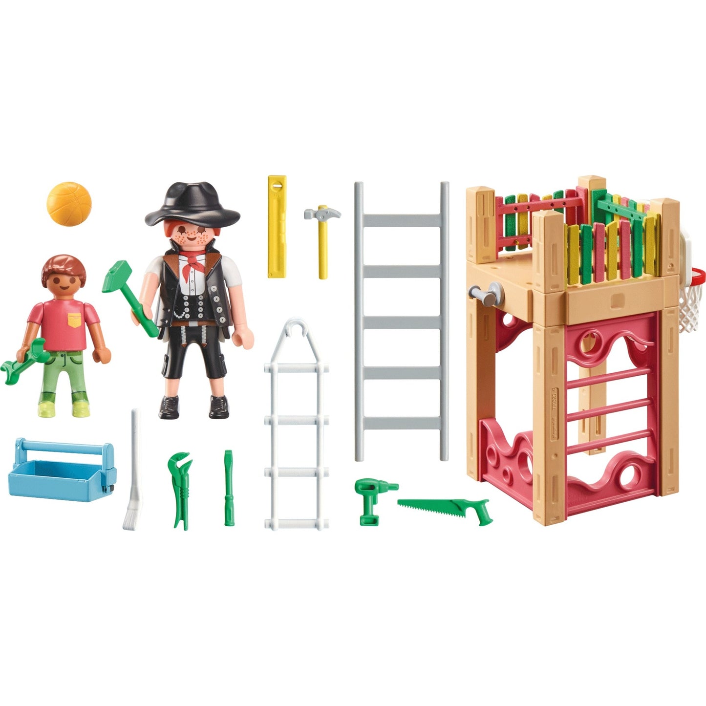 Playmobil My Life Cargo Bike With Carpenter Starter Pack