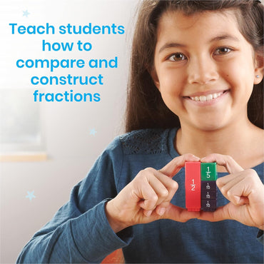 Learning Resources Fraction Tower Equivalency Cubes