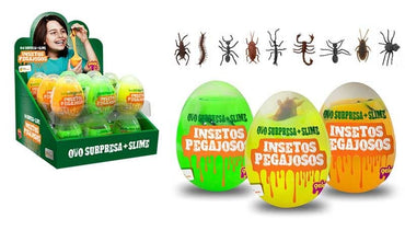 Slime Surprise Egg Toy 98g Sticky Insects