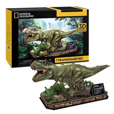 CubicFun: 3D Puzzle Tyrannosaurus Rex Large STEM Model Set