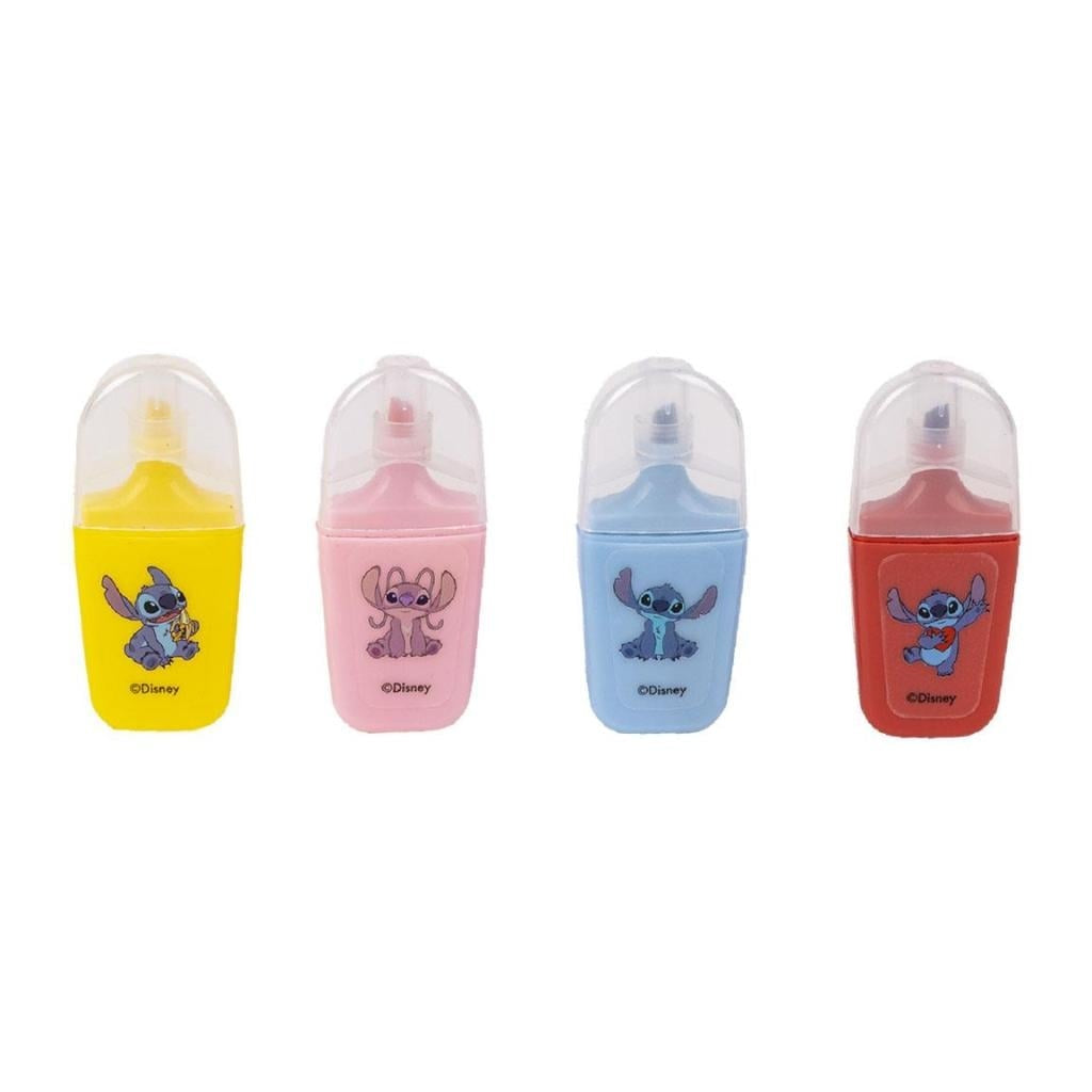 Disney Stitch: Pack of 4 Highlighters Set