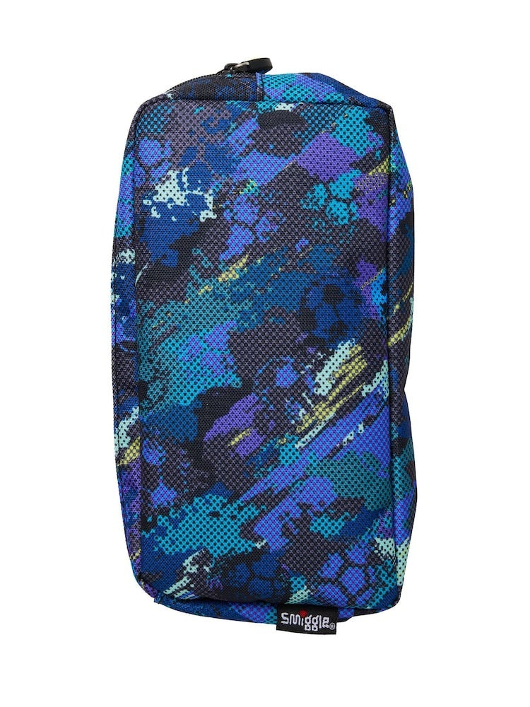 Smiggle: Blue Trailblazer Character Pocket Pencil Case