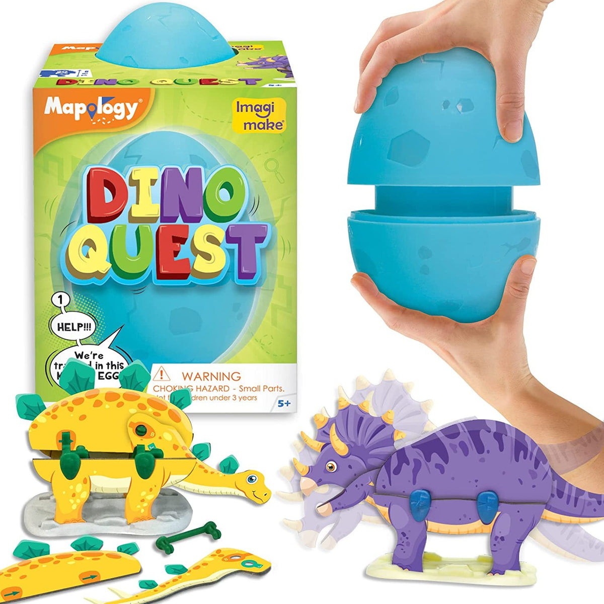 Imagimake Mapology Dino Quest – Blue Edition