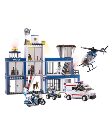 Police Headquarters Building Block Set