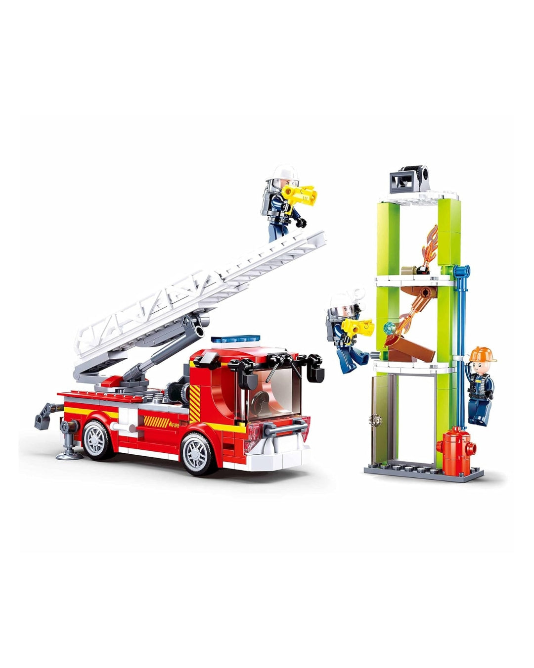 Sluban Fire Engine Building Block Set
