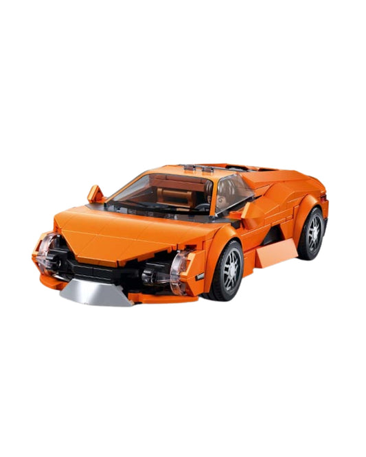 Sluban Orange Sports Car Set
