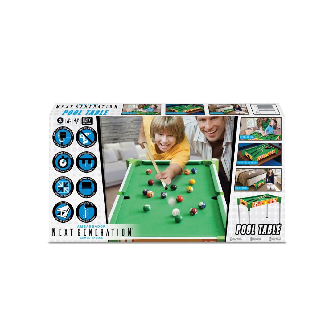 Ambassador 32" (82cm) 2-in-1 Table & Tabletop Billiards