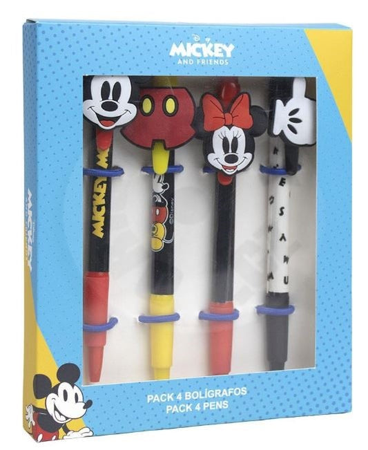 Cerdá: Disney Mickey Mouse 4-Piece Pen Gift Set