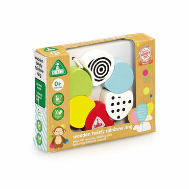 ELC Wooden Twisty Rainbow Ring