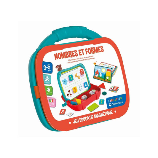 Clementoni Science & Play: Magnetic Numbers & Shapes Case