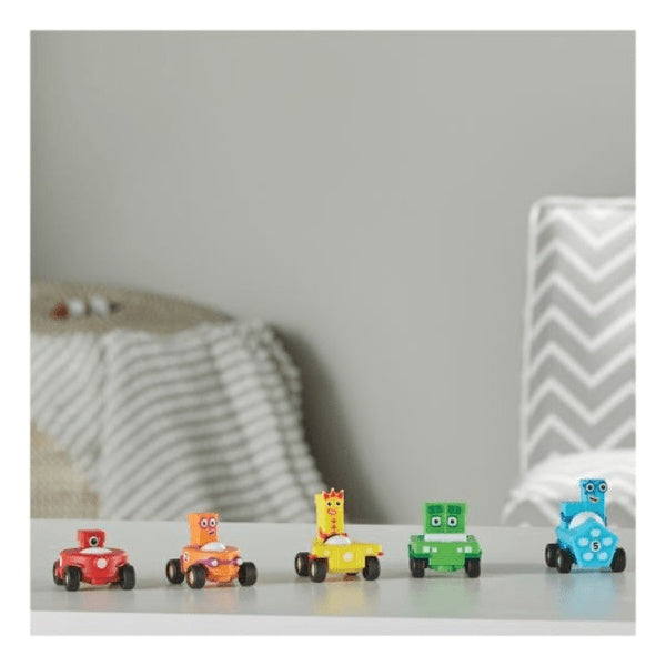 Learning Resources Number blocks Mini Vehicles Set (Numbers 1–5)