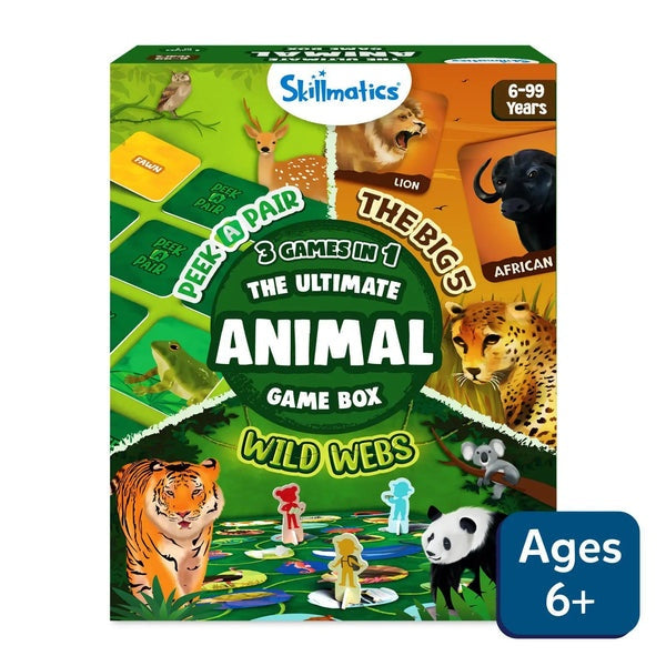 Skillmatics The Ultimate Animal 3 In 1 Game Pack