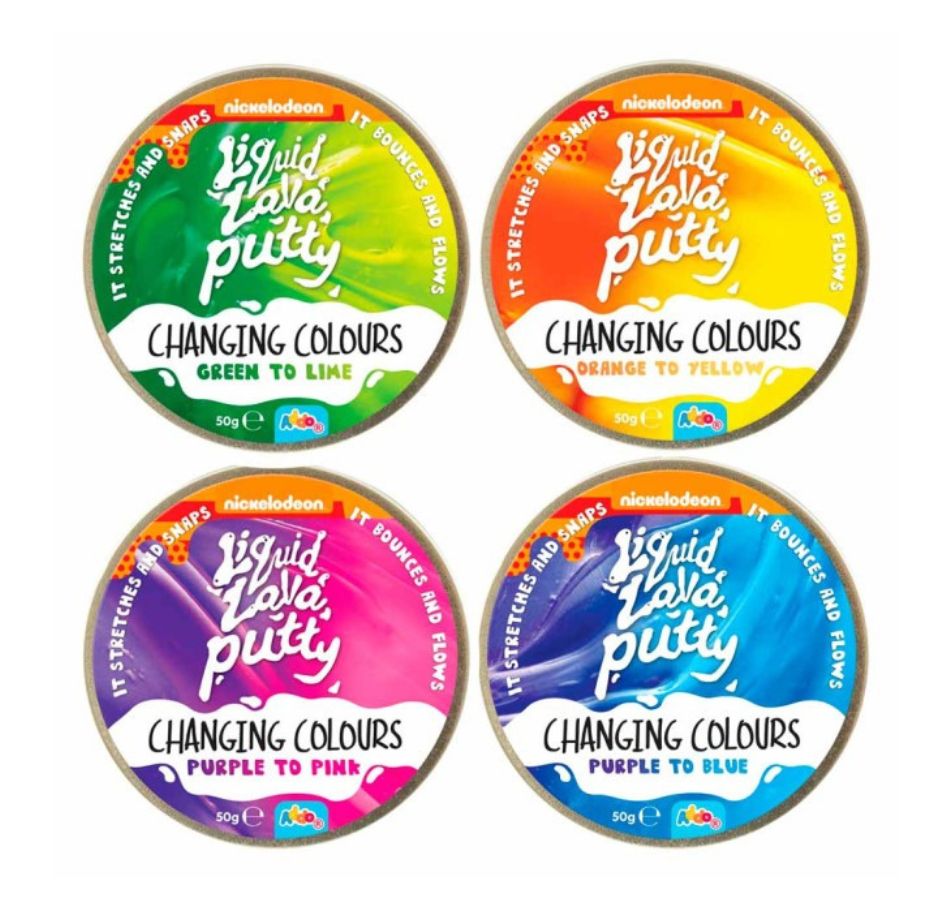 Nickelodeon Liquid Lava Putty Changing Colors (Assorted)