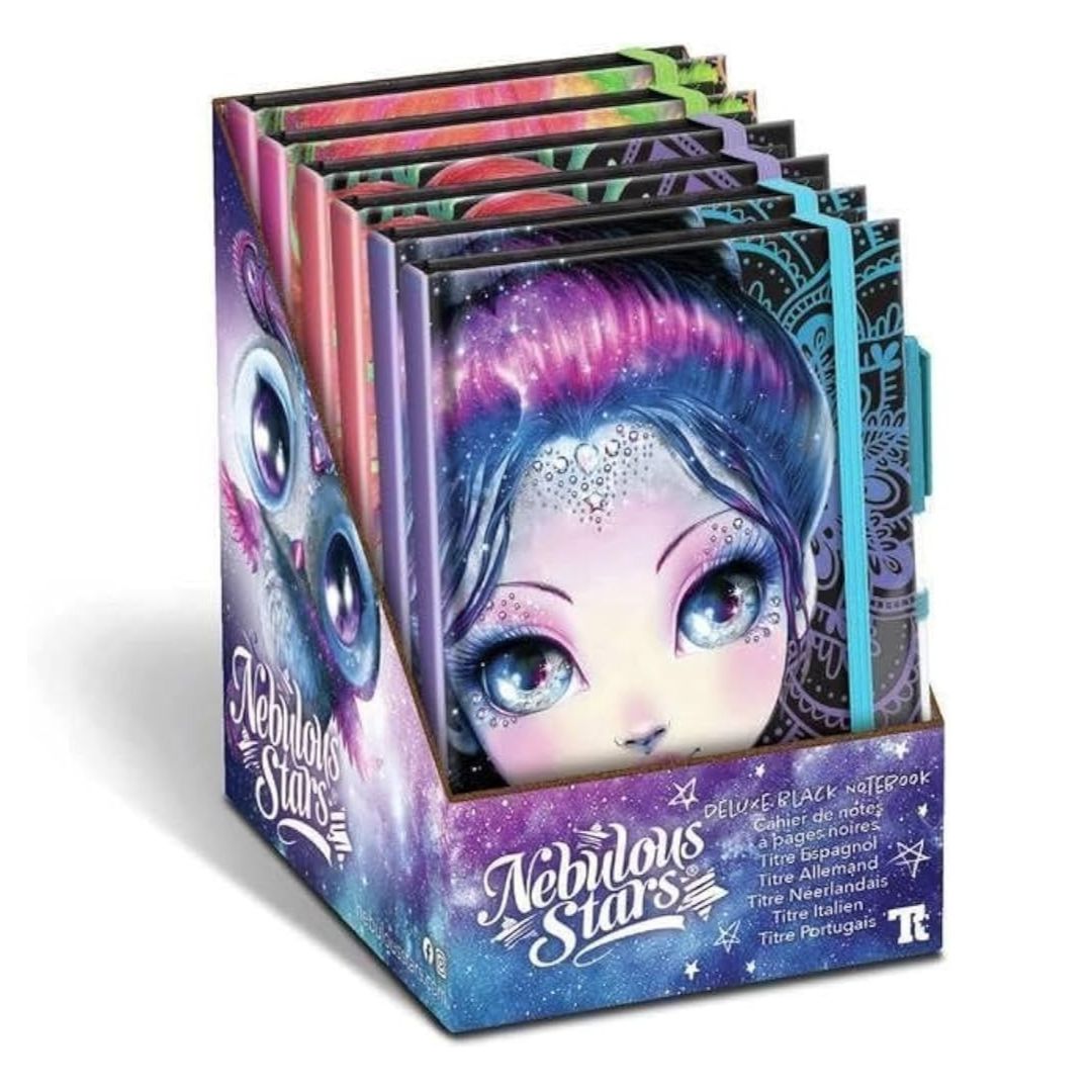 Nebulous Stars Black Deluxe Notepad Assorted