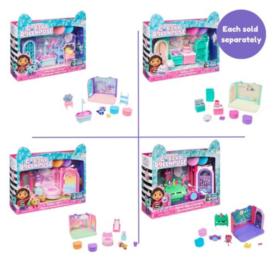 Gabby's Dollhouse Deluxe Room Assorted