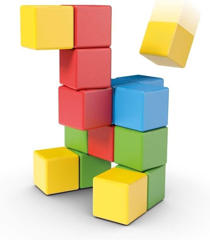 Geomag: Magicube Creative Magnets (16-Piece Set – 4 Colors)