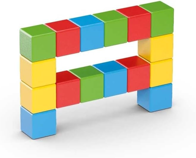 Geomag: Magicube Creative Magnets (16-Piece Set – 4 Colors)