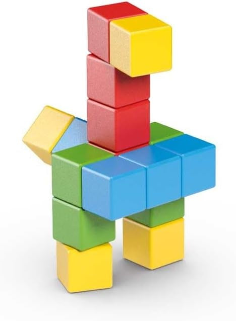 Geomag: Magicube Creative Magnets (16-Piece Set – 4 Colors)