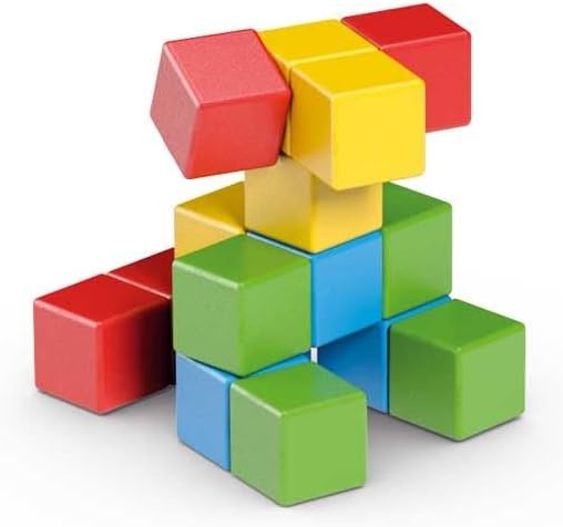 Geomag: Magicube Creative Magnets (16-Piece Set – 4 Colors)