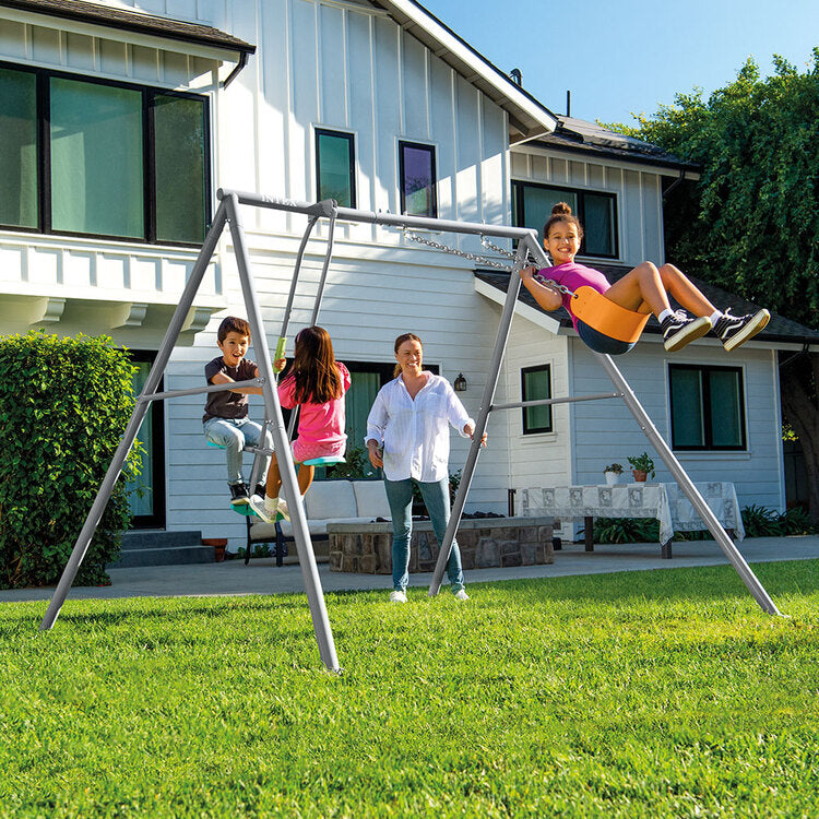 Intex 2-Piece Metal Swing Set (Grey)