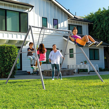 Intex 2-Piece Metal Swing Set (Grey)