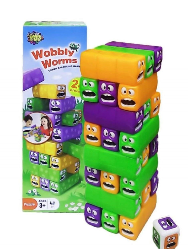Ambassador Wobbly Worms - Tower Balancing Game