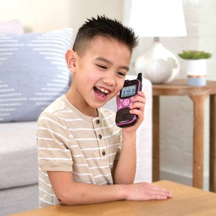 VTech KidiTalkie Explorer - Pink & Purple (Interactive Children's Walkie-Talkies)