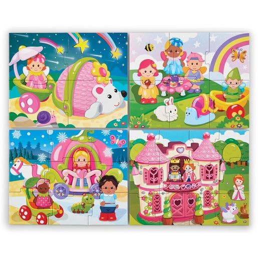Happyland 4 in 1 Fairytale Puzzles