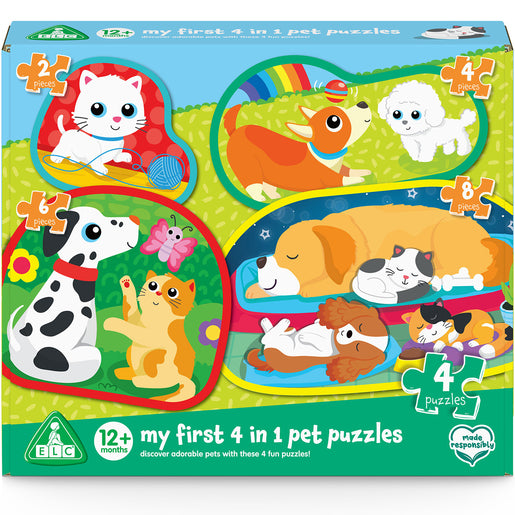 My First 4 in 1 Pet Puzzles