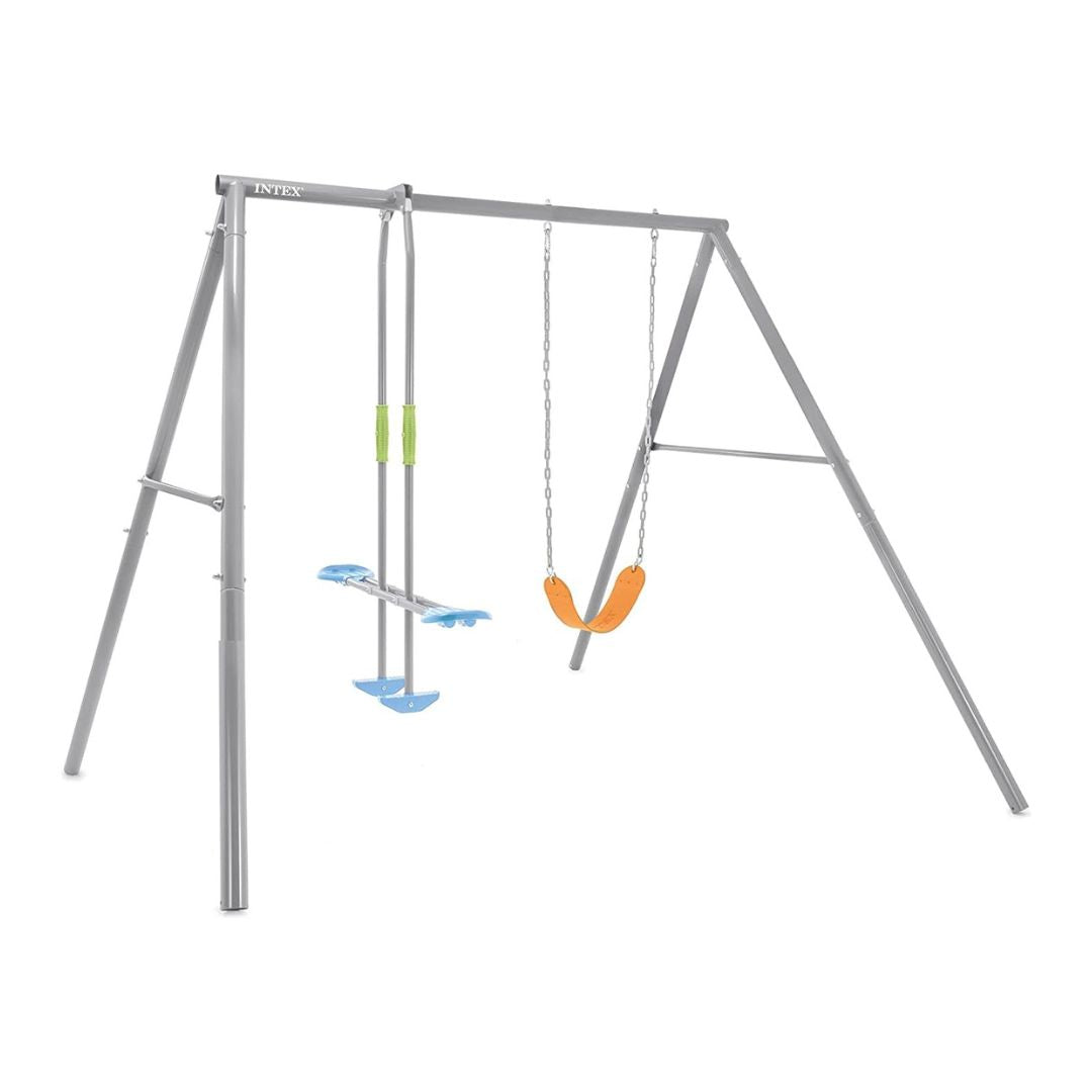 Intex 2-Piece Metal Swing Set (Grey)