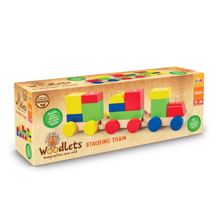 Woodlets Stacking Wooden Train