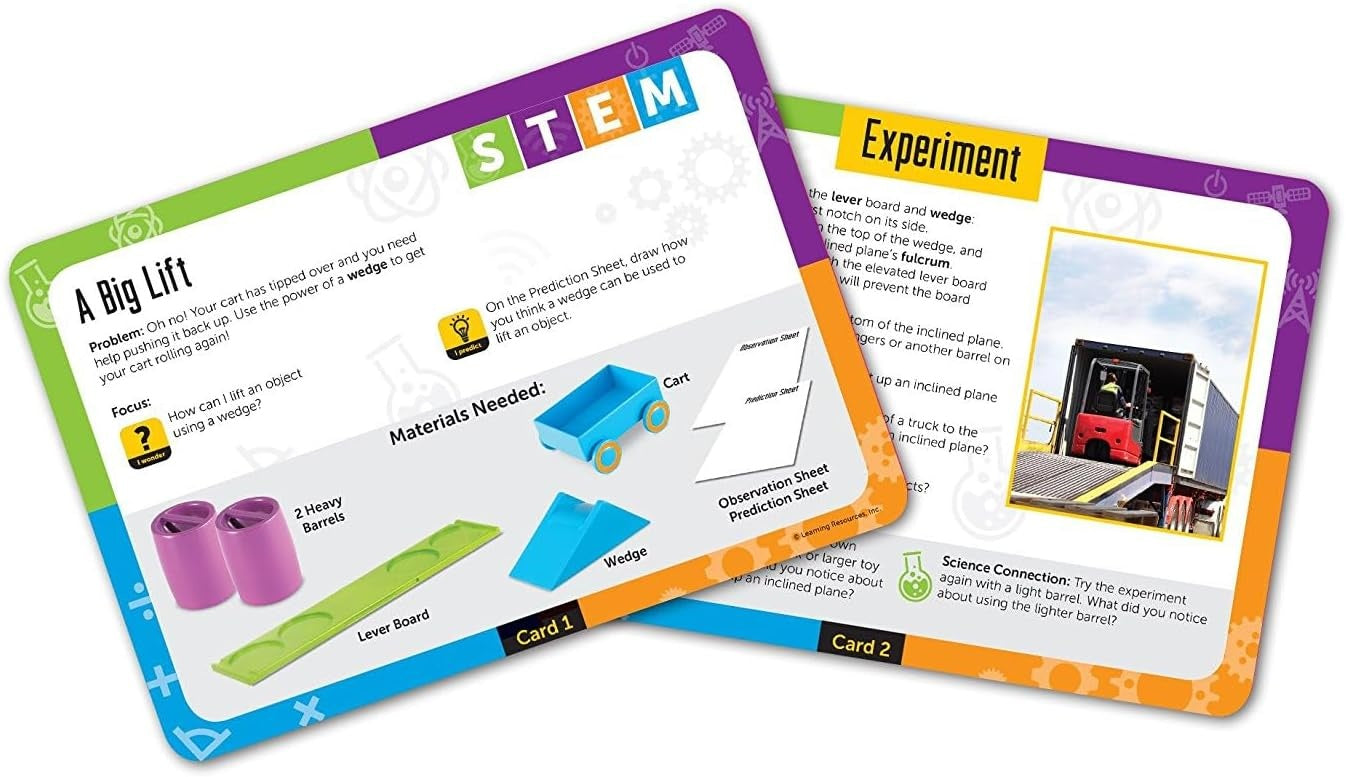 Learning Resources STEM Simple Machines Activity Set