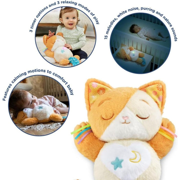 VTech Calming Purrs Kitten (Soothing Animated Bedtime Plush)