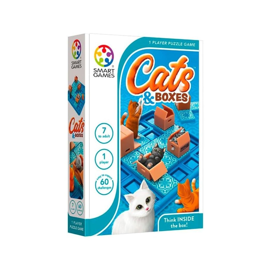 Smart Games Cats & Boxes Pocket Travel Game