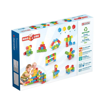 Geomag: Magicube Creative Magnets (16-Piece Set – 4 Colors)