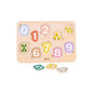 Classic World Wooden Number Puzzle