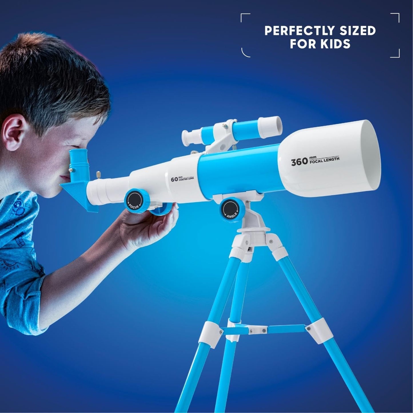 Discovery Mindblown Tabletop Toy Telescope Kit