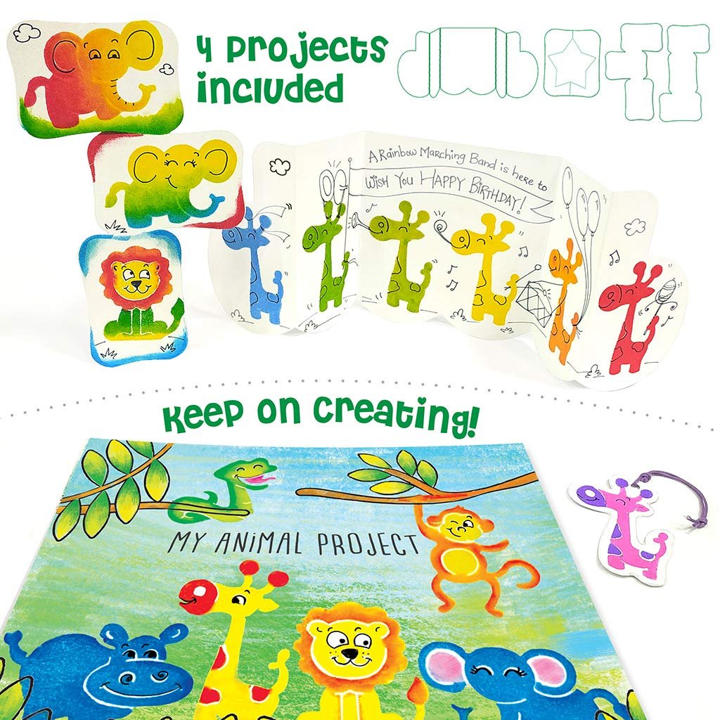 Imagimake Stamp Art Jungle – Coloring & Stamping Set