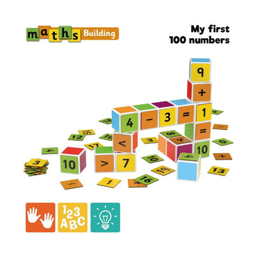 Geomag: Magicube Maths Building Set (16 Cubes & 45 Clips)