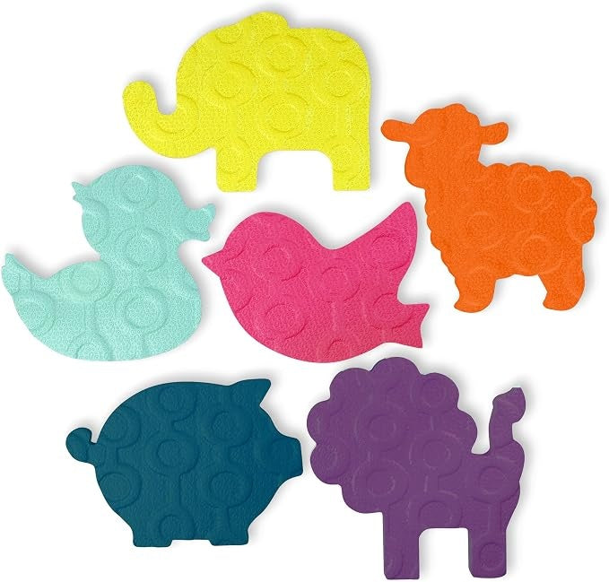 Animal Floor Mat (12 Interlocking & Removable Foam Tiles)
