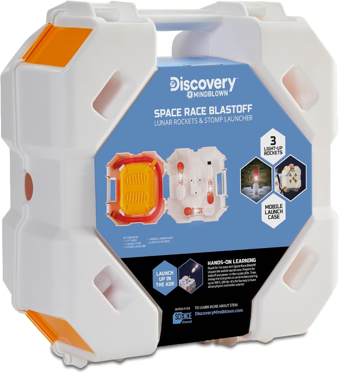 Discovery Stomp Rocket Launcher with LED Rockets