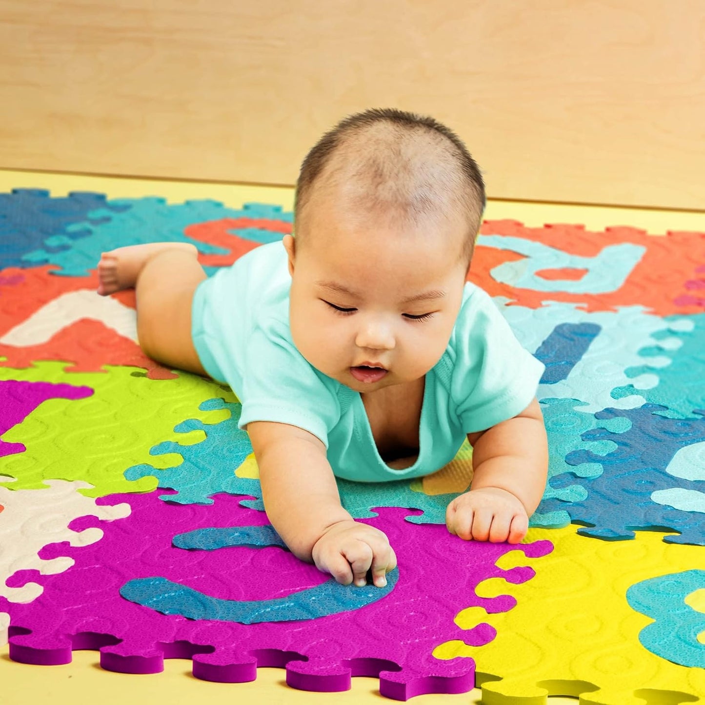 Developmental Learning Alphabet Floor Mat (26 Interlocking Foam Tiles)